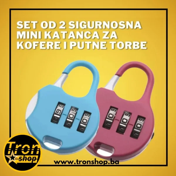 Katanac za kofere i putne torbe set od 2 komada