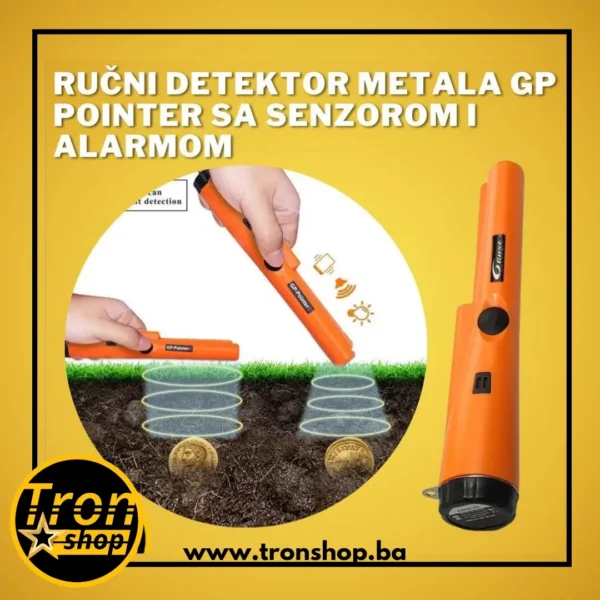 GP Pointer ručni detektor metala sa senzorom i alarmom