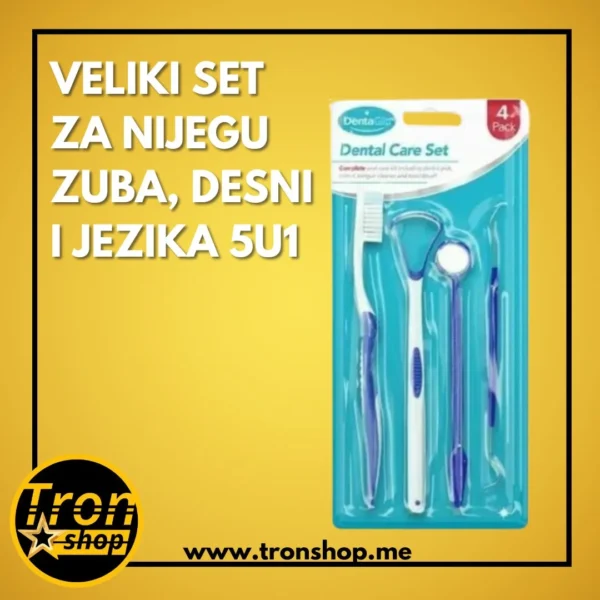 Veliki set za njegu zuba desni i jezika