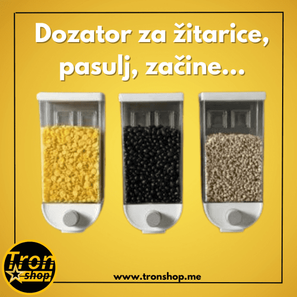 Dozator za žitarice, šećer, pasulj, začine…