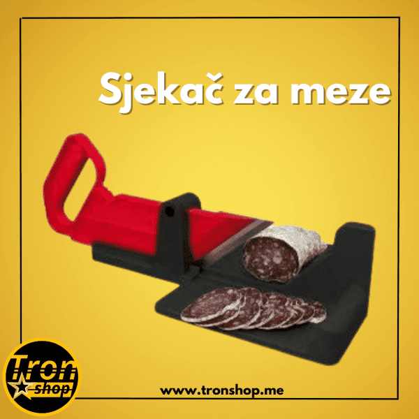 Sjekač za meze, za sječenje mesa, sira, čajne, salame…