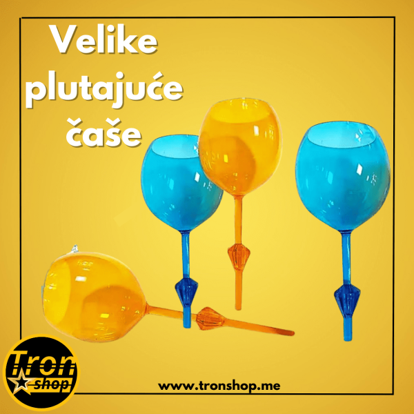 Velike plutajuće čaše