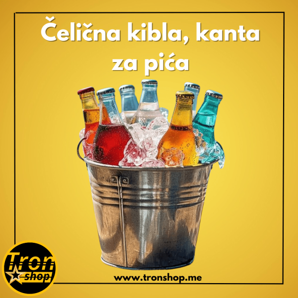 Čelična kibla, kanta za pića