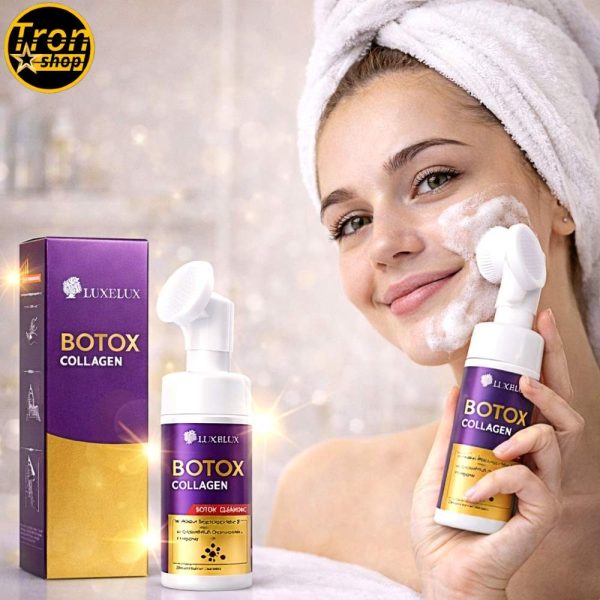 Botox pena za čišćenje lica sa kolagenom i masažnom četkicom – dubinsko čišćenje i hidratacija kože