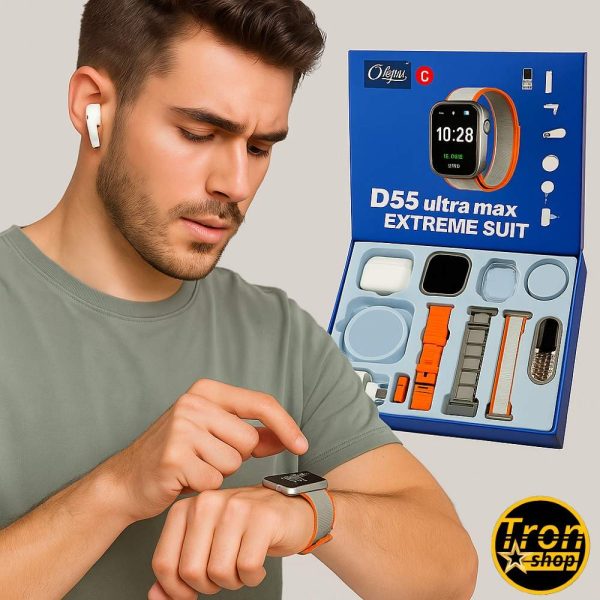 Pametni sat Ultra D55 – telefon, slušalice, power-bank u jednom uređaju