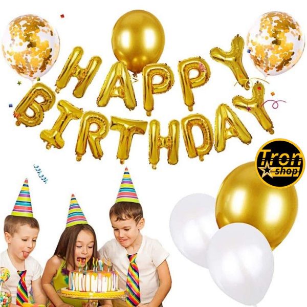 Happy Birthday Metalik baloni za rođendanske dekoracije