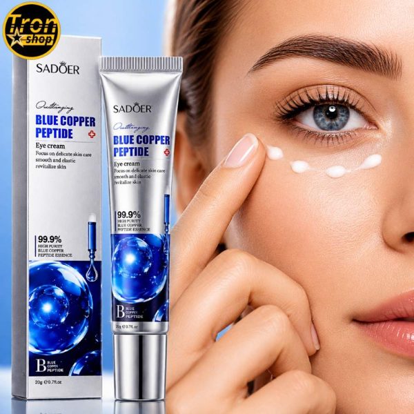 Blue Copper Peptide Krema za Oči sa Esencijom Lososa protiv Bora i Podočnjaka