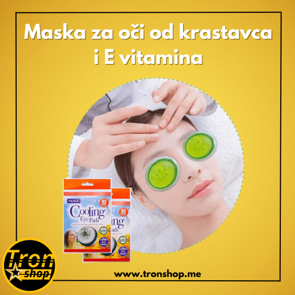 Maska za oči od krastavca i E vitamina