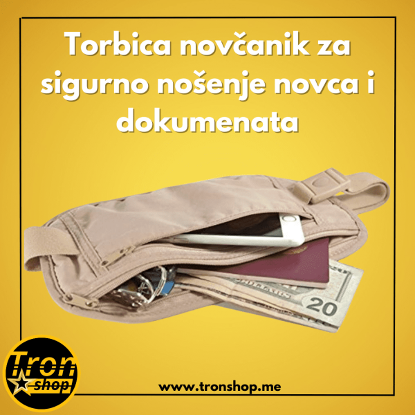 Torbica novčanik za sigurno nošenje novca i dokumenata