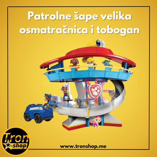Patrolne šape velika osmatračnica i tobogan