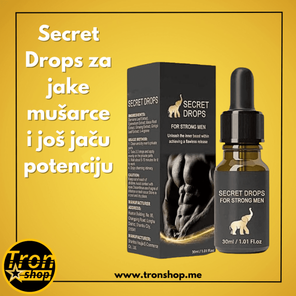 Secret Drops za jake mušarce i još jaču potenciju