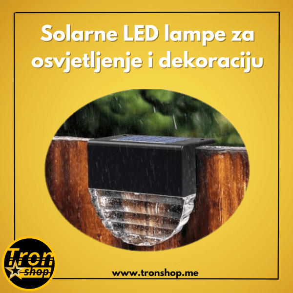 Solarne LED lampe za osvjetljenje i dekoraciju