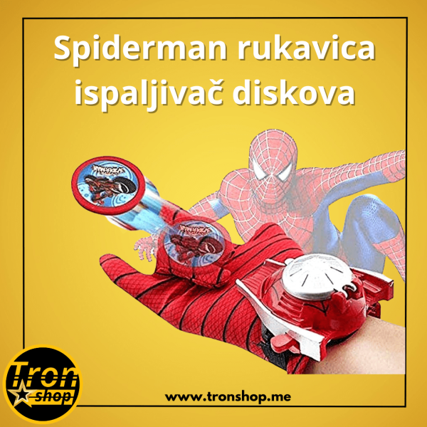 Spiderman rukavica, ispaljivač diskova