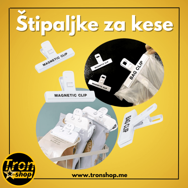 Štipaljke za kese