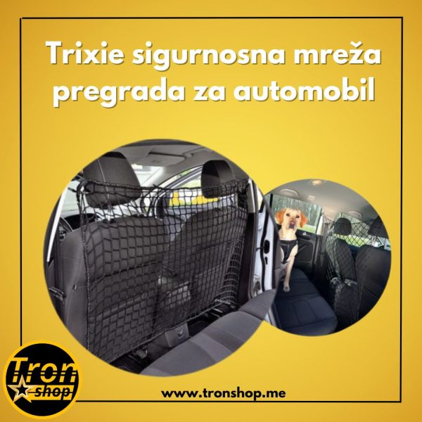 Trixie sigurnosna mreža – pregrada za automobil