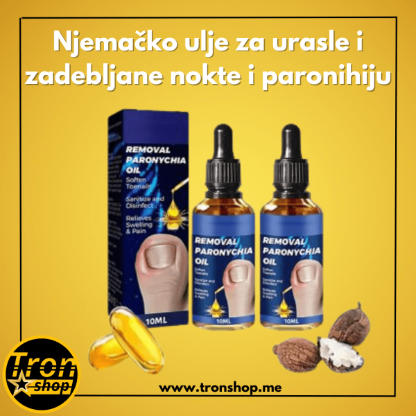 Njemačko ulje za urasle i zadebljane nokte i paronihiju